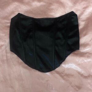 Small, Black, Stretchy, Corset Top